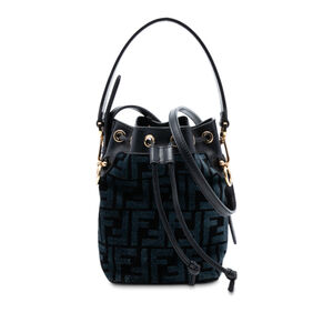 Pre-Loved Fendi Mini Zucca Tapestry Mon Tresor Bucket Bag